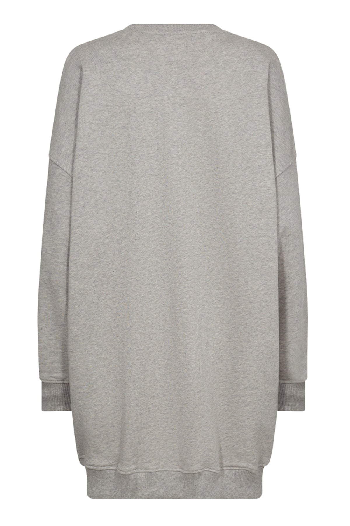 CleanCC Oversize Sweat Dress 57-Grey Melan - 36389