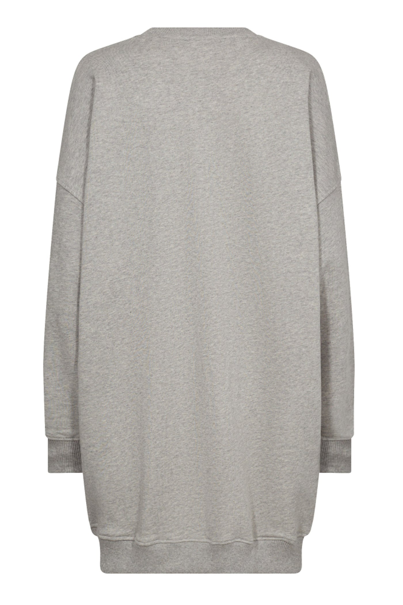 CleanCC Oversize Sweat Dress 57-Grey Melan - 36389