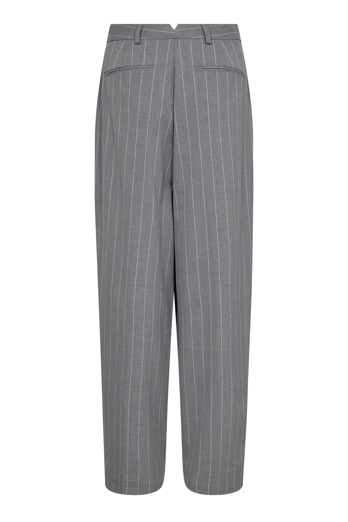 PricillaCC Pin Pleat Long Pant 138-Light Grey - 31380