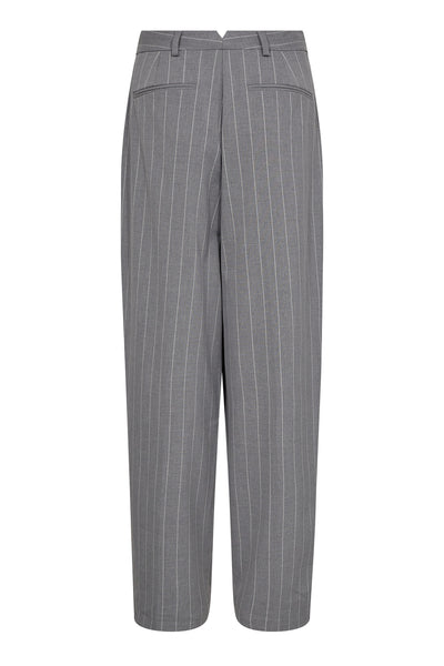 PricillaCC Pin Pleat Long Pant 138-Light Grey - 31380 Thumbnail