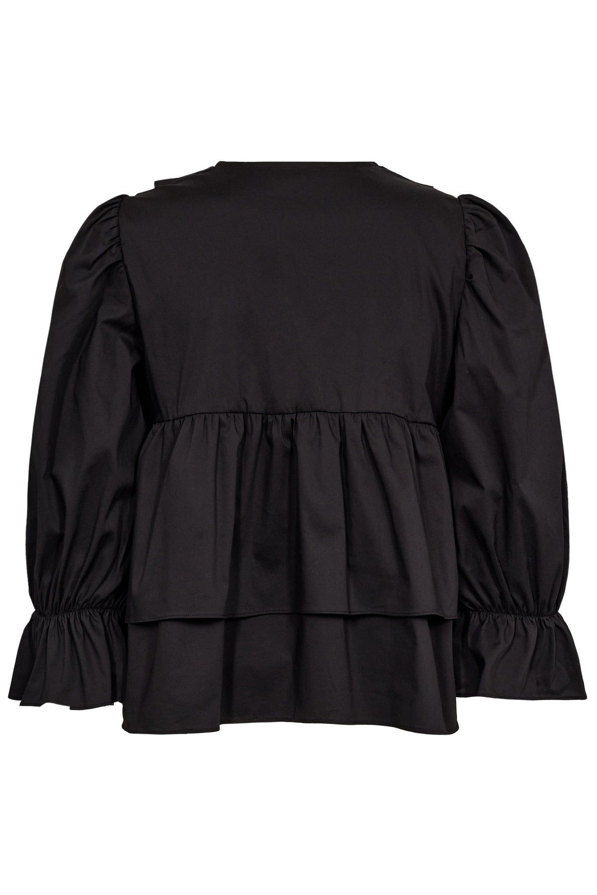 CoCC Crisp Collar Blouse 96-Black - 35606