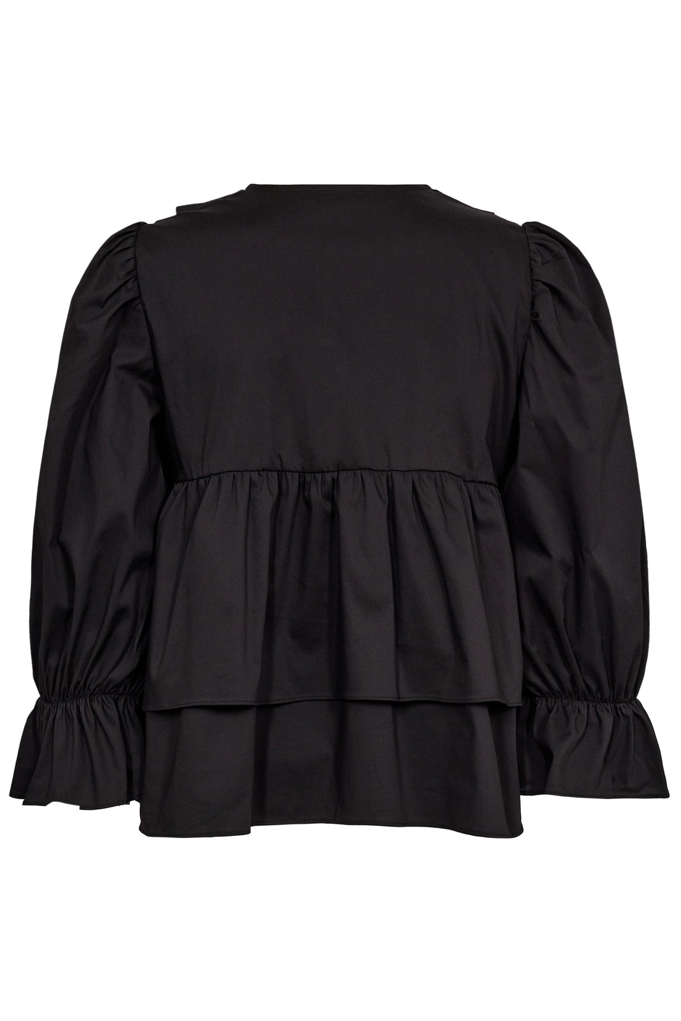 CoCC Crisp Collar Blouse 96-Black - 35606