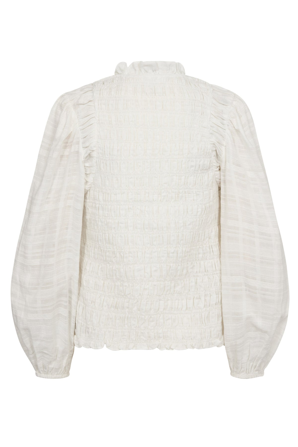 KeraCC Smock Blouse 4000-White - 35623