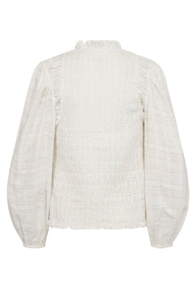 KeraCC Smock Blouse 4000-White - 35623 Thumbnail