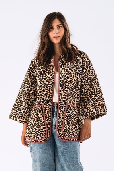 LuluLL Jacket 3/4 72 Leopard Print Thumbnail