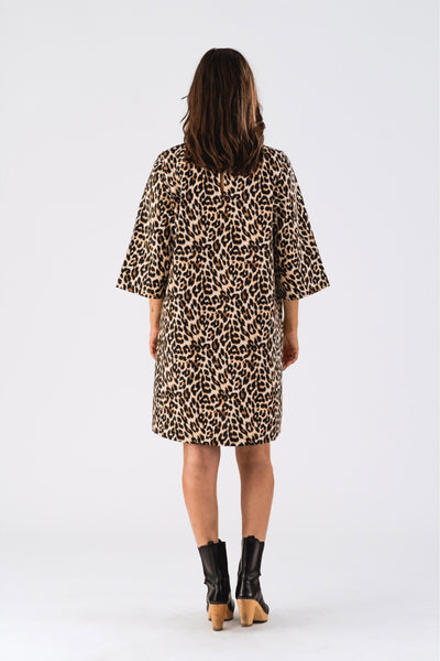 CarlaLL Short Dress SS 72 Leopard Print - 90056-3011 Thumbnail
