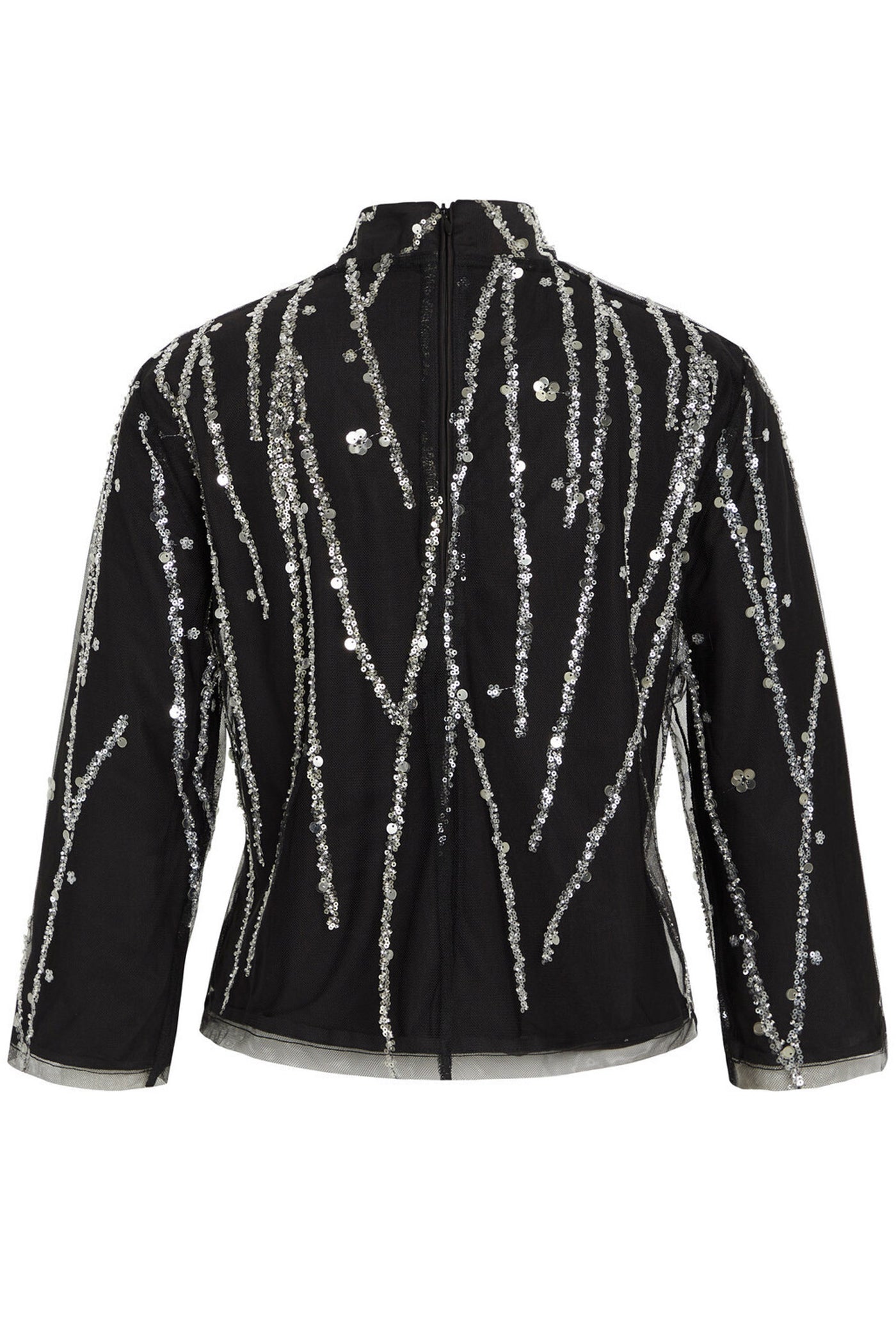 DaffiBBIgnaras blouse Black w silver - BBW4157