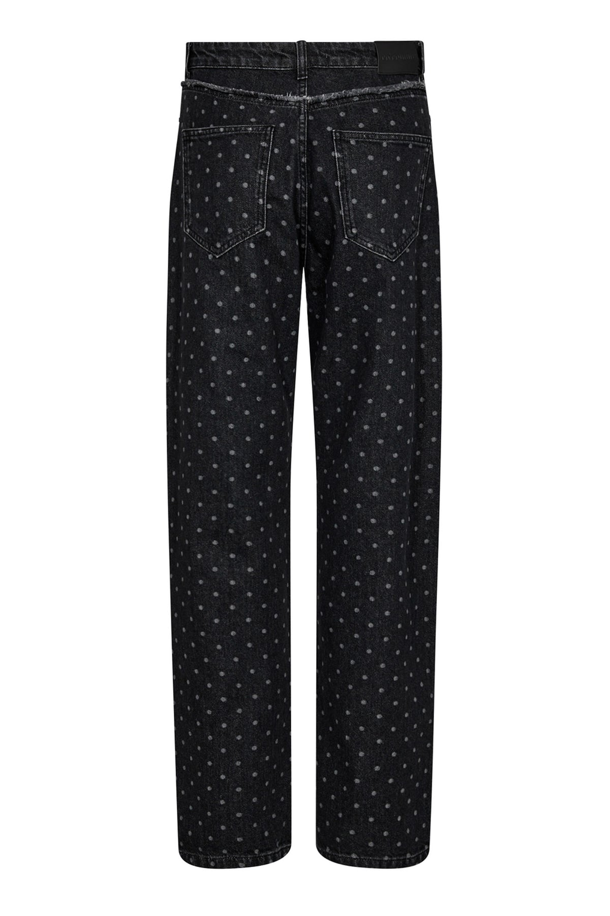 BlackCC Dot Block Long Jeans 96-Black - 31385