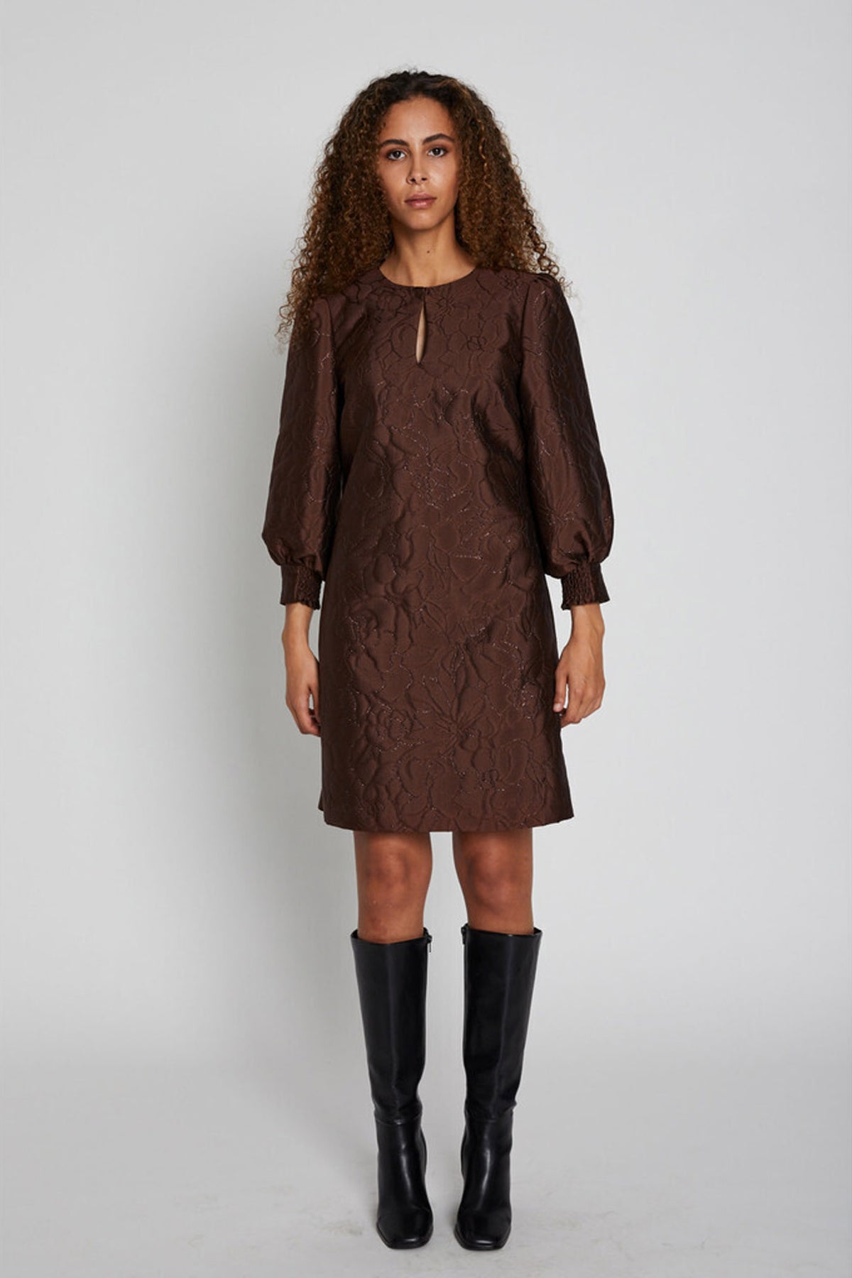 DindlesBBKela dress Brown - BBW4455