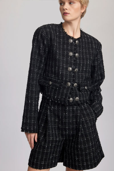 GaellyGZ jacket BlackNwhite check - 10909374 Thumbnail