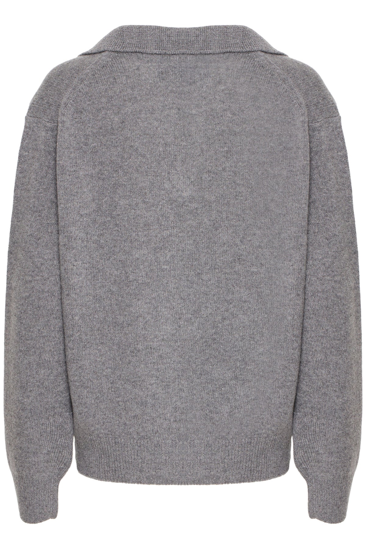 BATARDELLI KNIT POLO Medium Grey Melange - 50405130