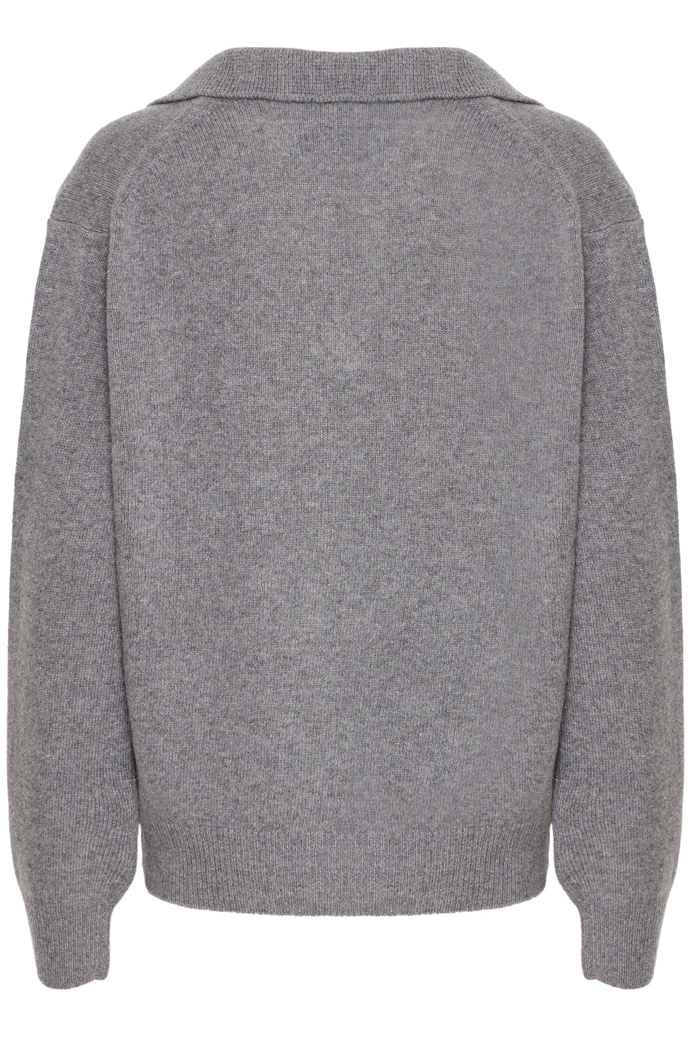 BATARDELLI KNIT POLO Medium Grey Melange - 50405130