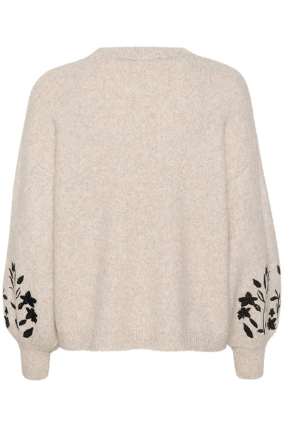 KAlisette Knit Pullover Feather Gray Melange - 10509064 Thumbnail