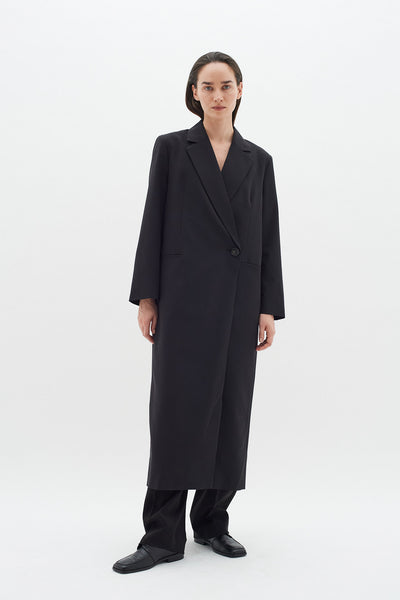 NaxaIW Long Blazer Black - 30109931 Thumbnail