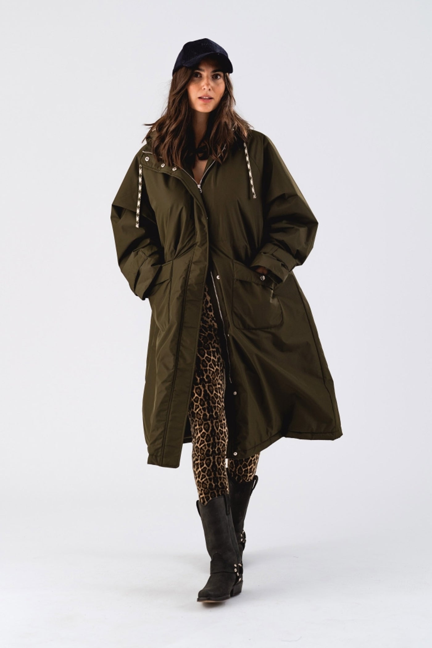 SheaLL Coat Long 42 Dark Green - 24418-7003