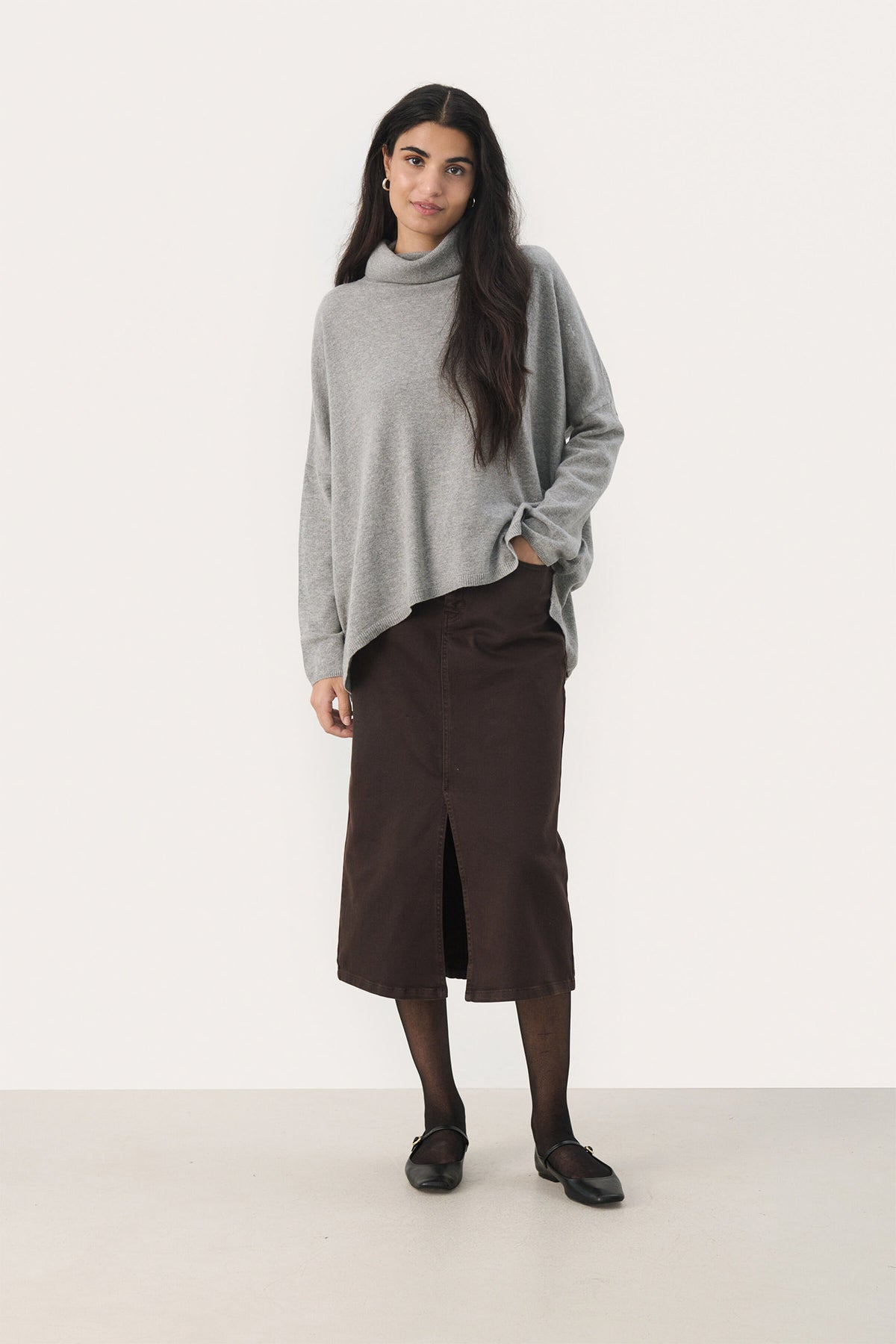 TilanePW PU Medium Grey Melange - 30309548