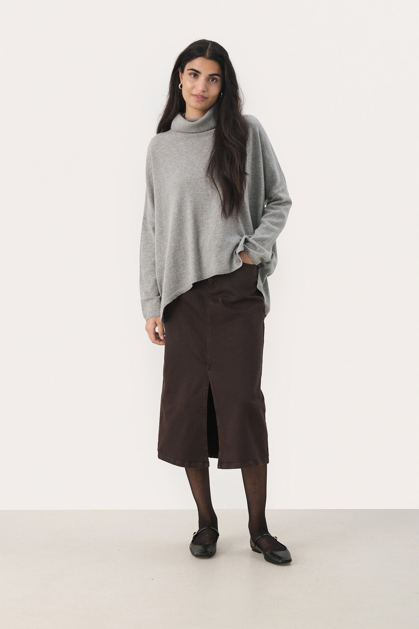 TilanePW PU Medium Grey Melange - 30309548