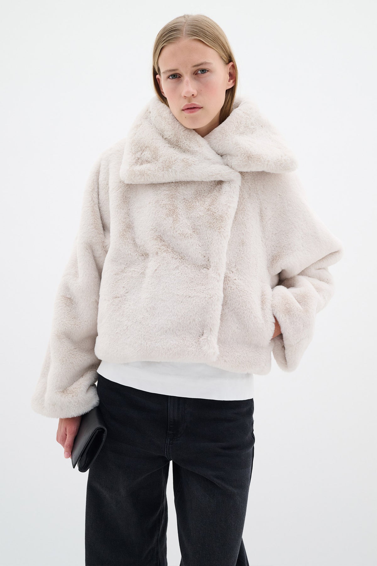 YonekoIW Short Coat Haze - 30109835