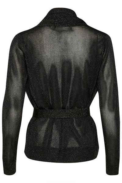 ThaniIW Short Cardigan Black - 30110084 Thumbnail