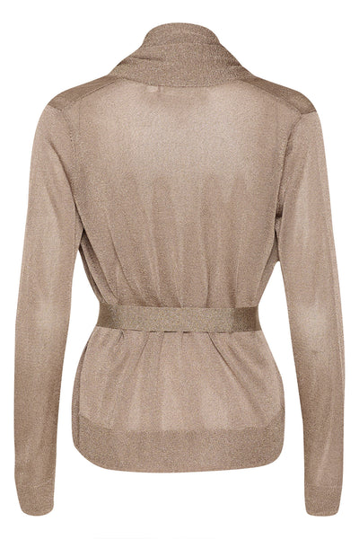 ThaniIW Short Cardigan Gold - 30110084 Thumbnail