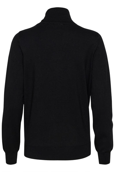 CRVillea Knit Rollneck Pitch Black - 10612956 - 10612956 Thumbnail