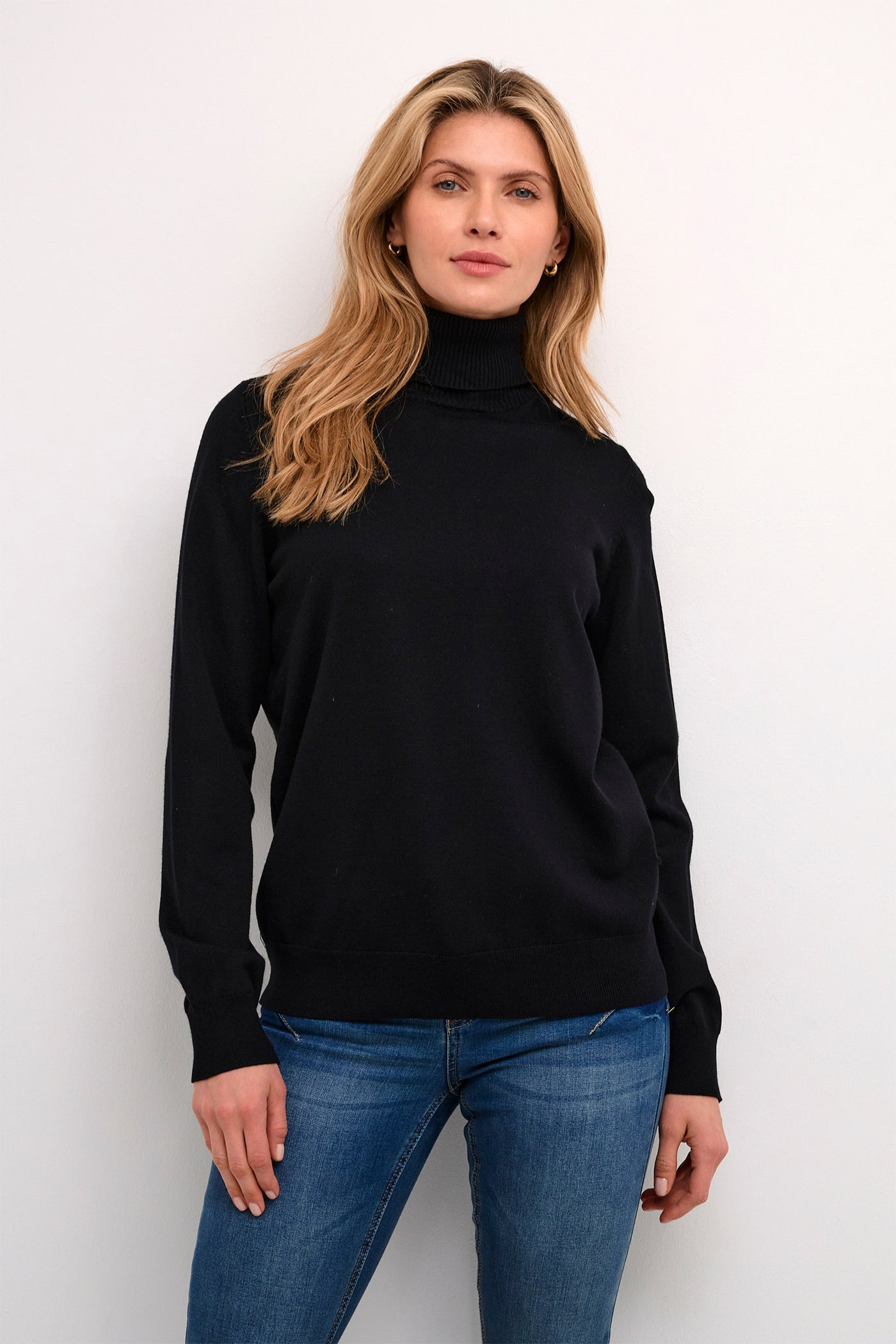 CRVillea Knit Rollneck Pitch Black - 10612956 - 10612956
