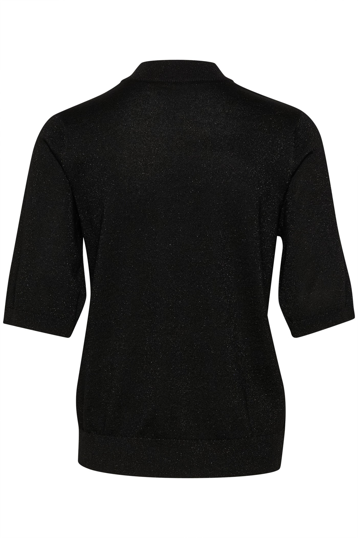 CRShimra Knit Blouse Black silver metallic - 10613468