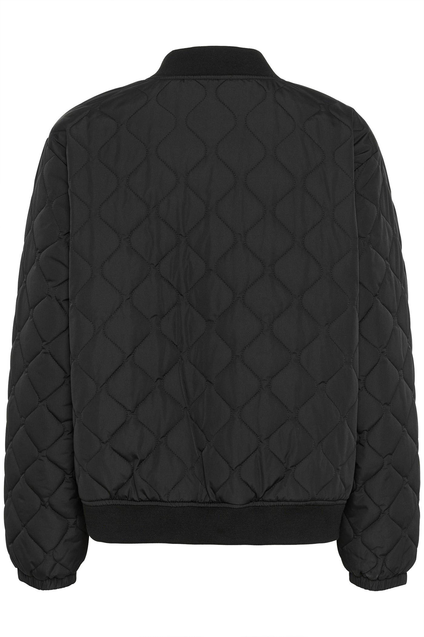 CRArwen Quilt Bomber Jacket Pitch Black - 10613653