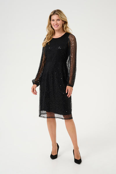 CRShima Dress Pitch Black - 10613857 Thumbnail