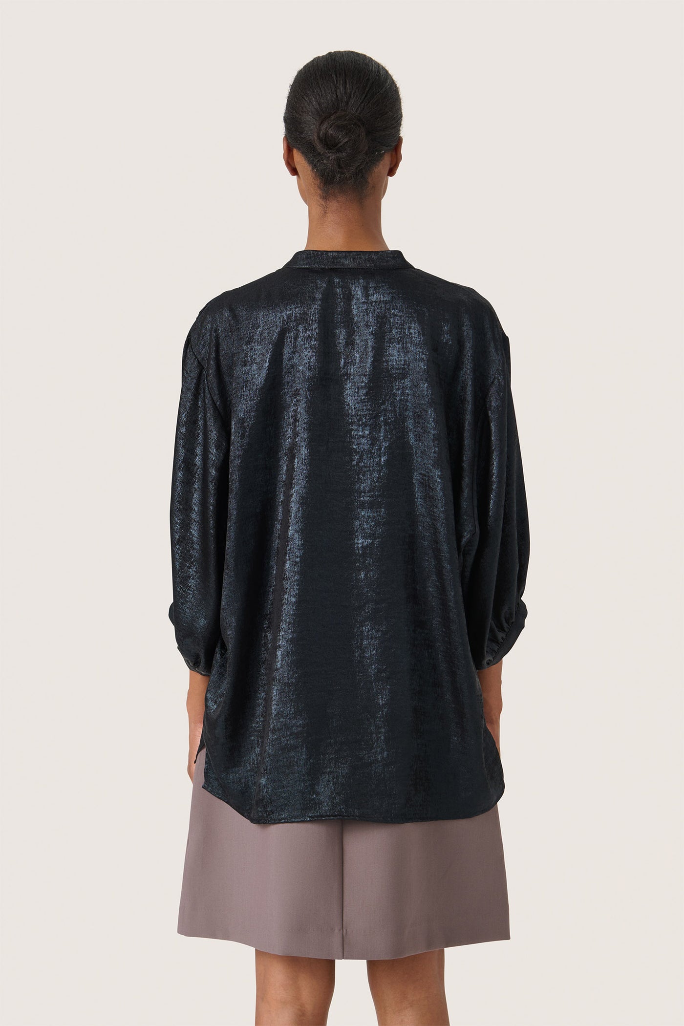 SLElvie Amily Blouse 3/4 Black - 30407746