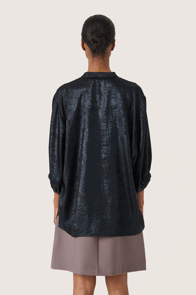 SLElvie Amily Blouse 3/4 Black - 30407746 Thumbnail