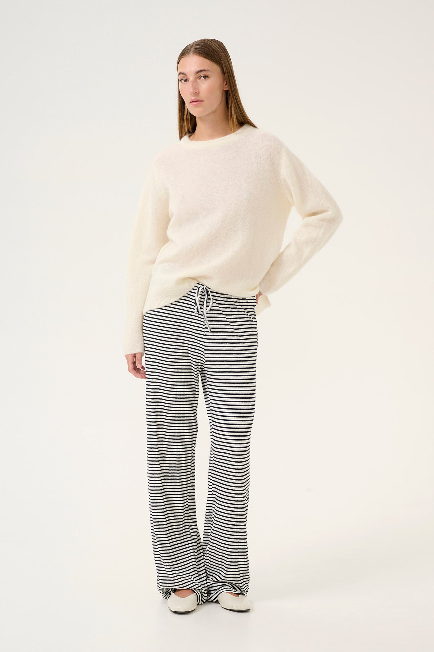 KBCandace Pants Egret/Meteorite Stripe - 10105451