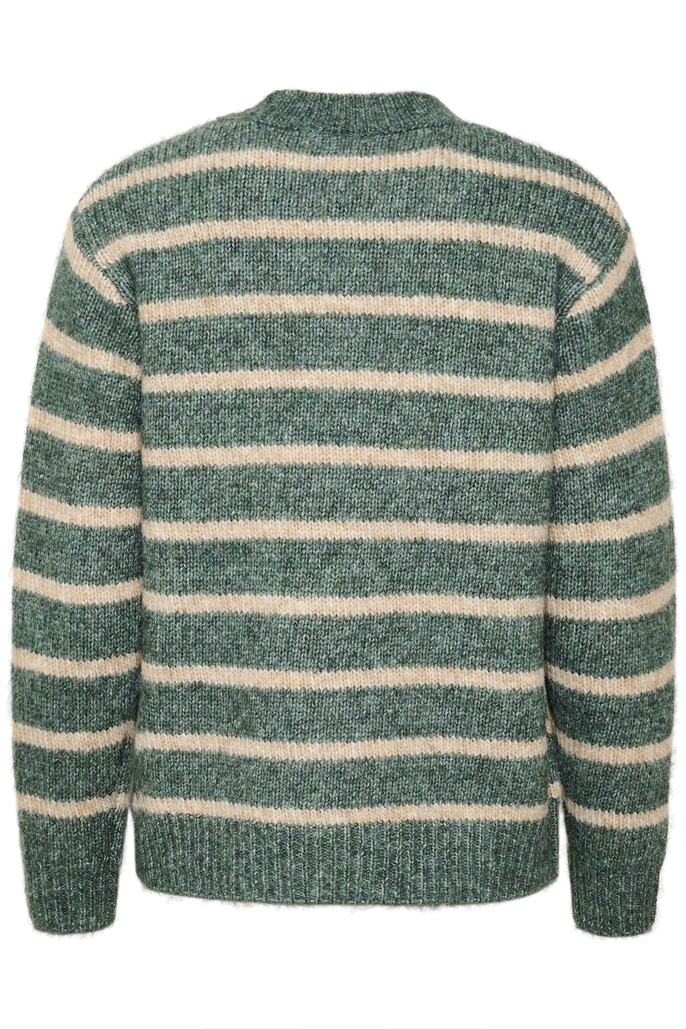 KAtrina Striped Pullover Green mel. / feather gray mel. - 10509257