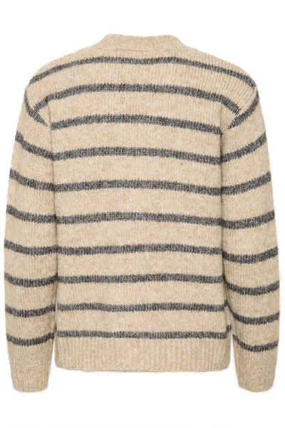 KAtrina Striped Pullover Feather gray melange stripe - 10509257 Thumbnail