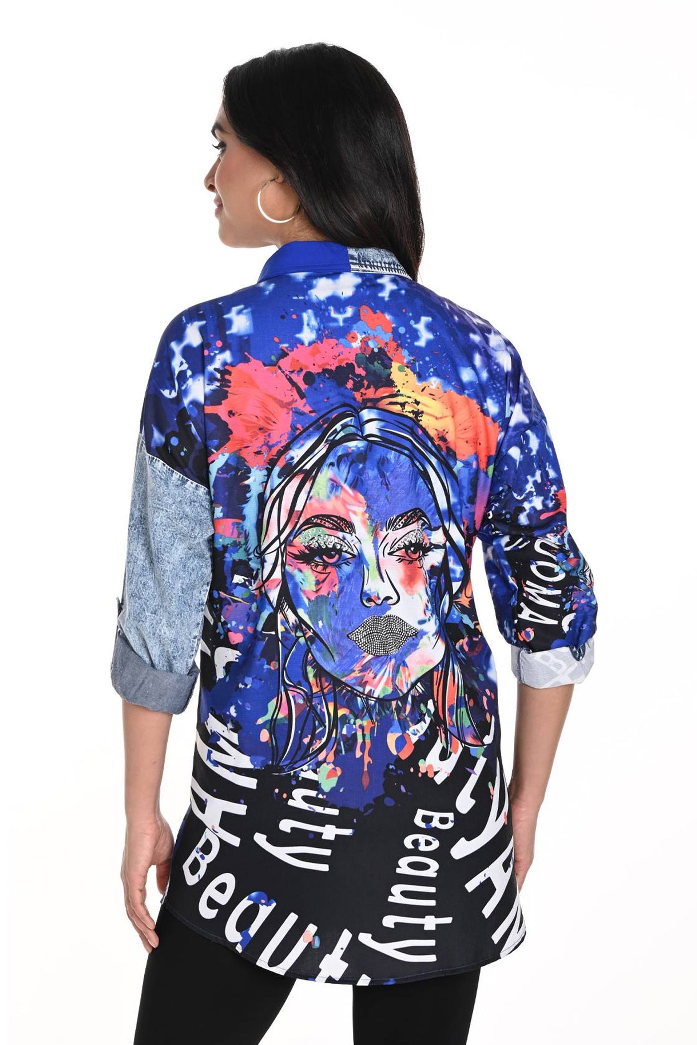 243528U SKJORTER Blue - 243528U