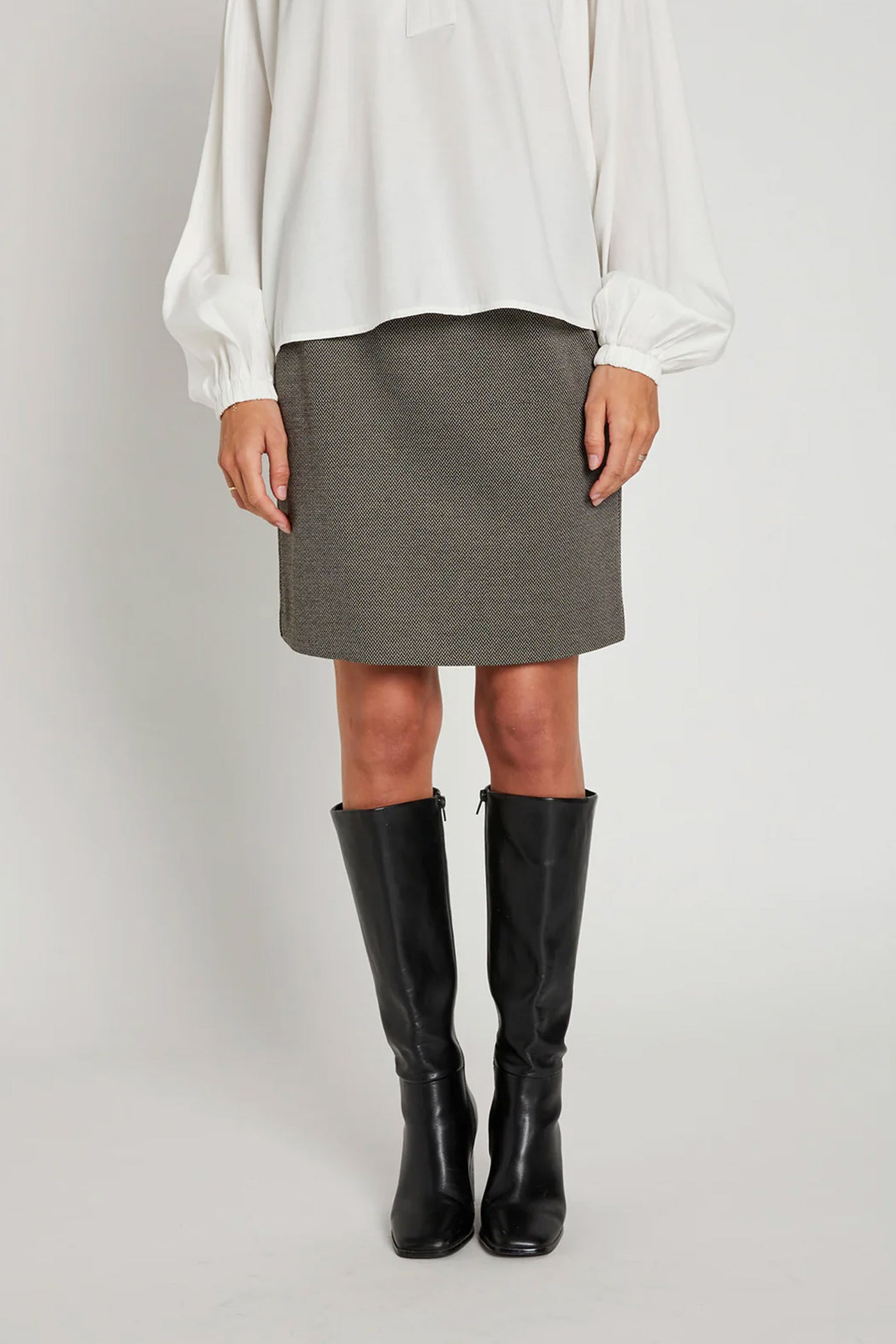 Olana skirt RdF 45 Bitter chocolate - 244 7392 13