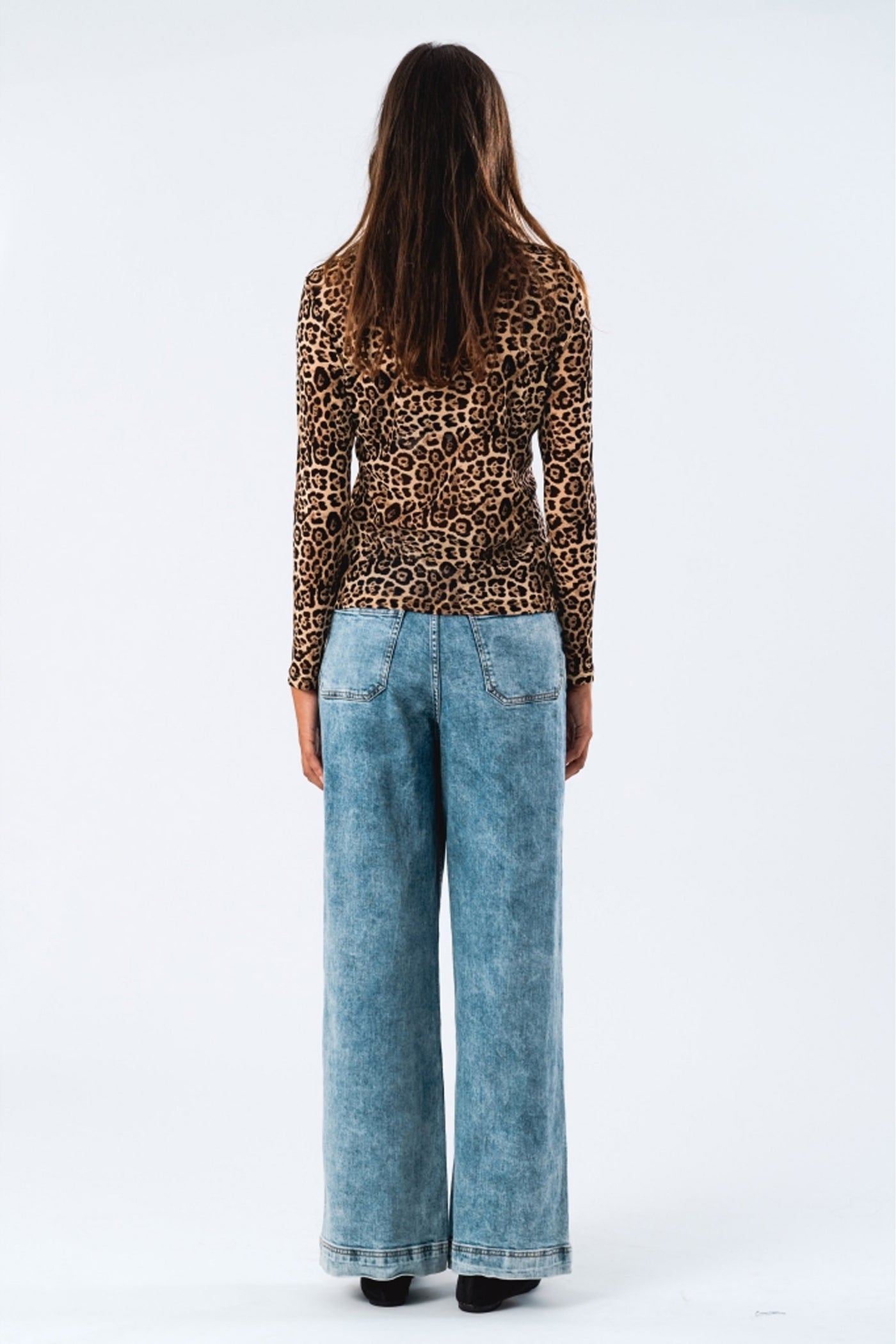 IrieLL Blouse LS 72 Leopard Print