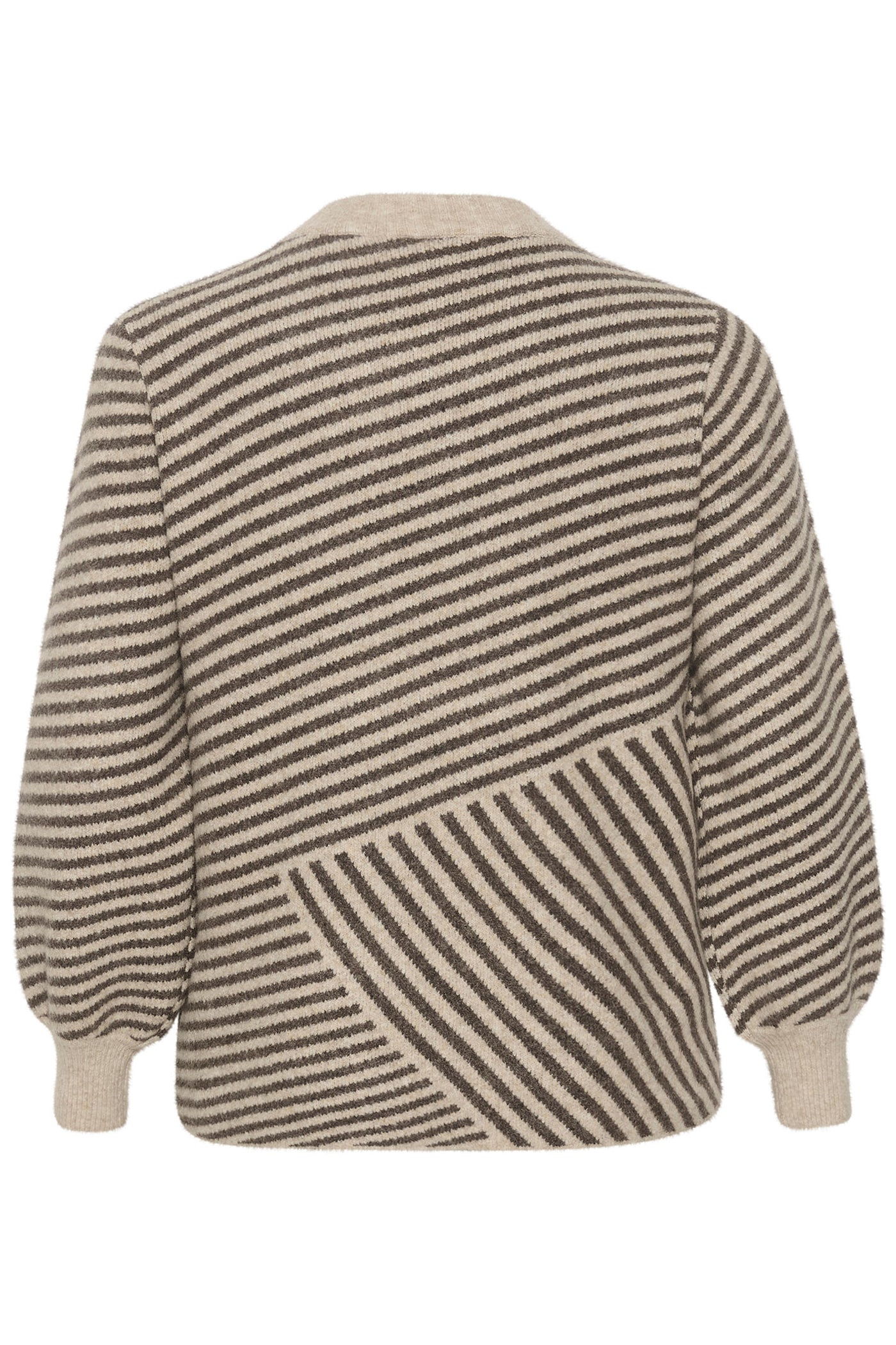 KCverina Knit Pullover Feather Gray mel./ Brown mel. - 10582595