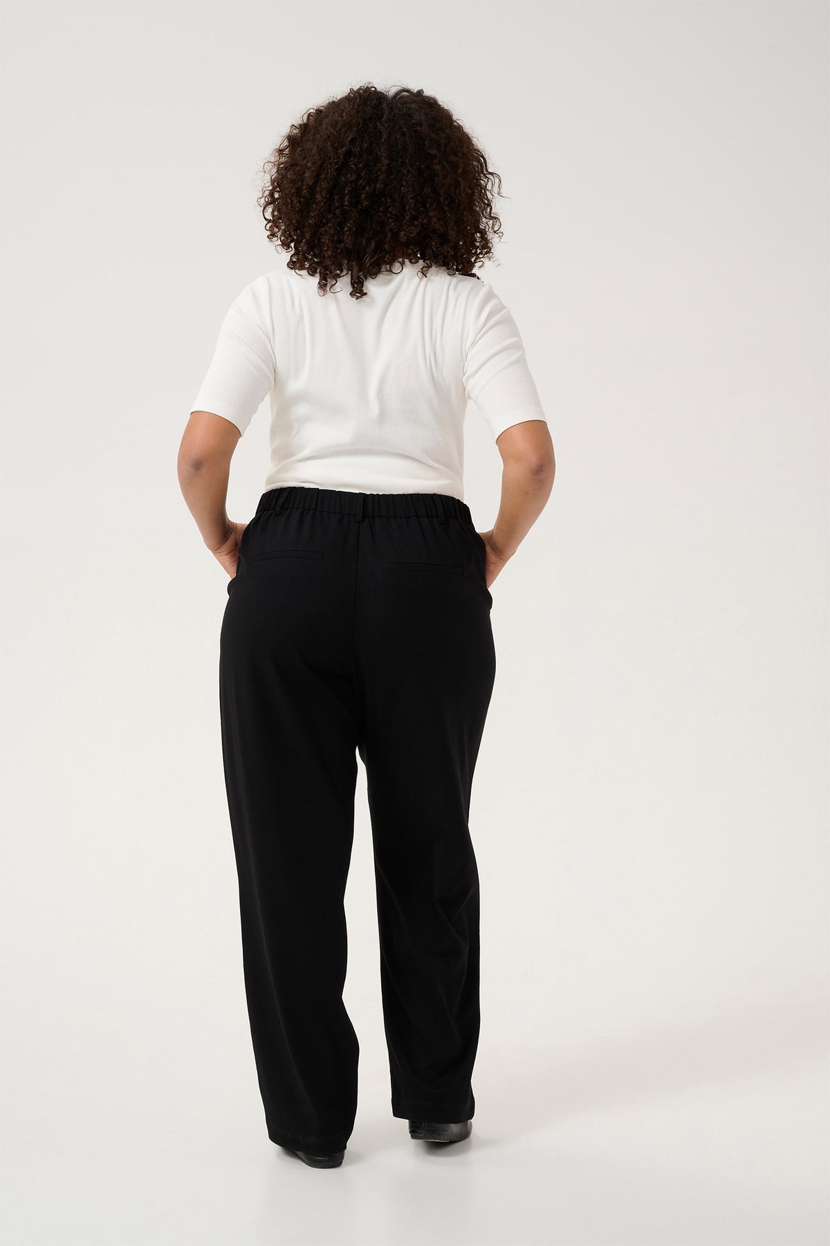 KCmerla Straight Pants Black deep - 10582712