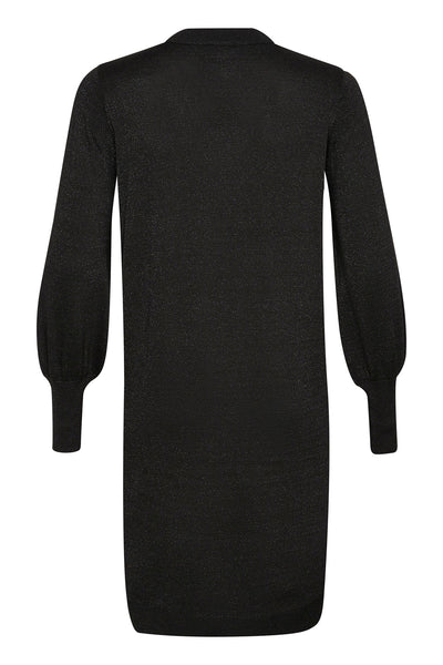 KCregitta Knit Dress Black Metallic - 10582771 Thumbnail