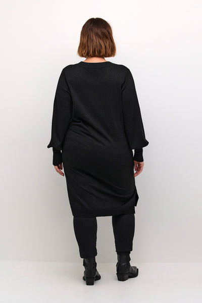 KCregitta Knit Dress Black Metallic - 10582771 Thumbnail