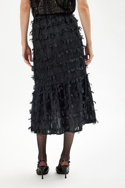 Isadora skirt SORT - 16423 Thumbnail