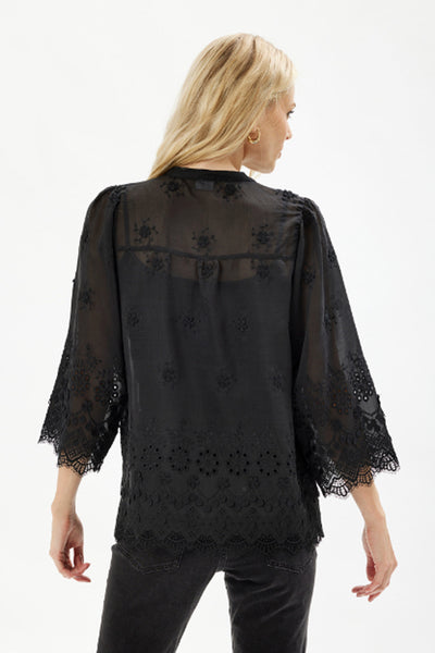 Esme blouse (without slip top) SORT - 16472 Thumbnail
