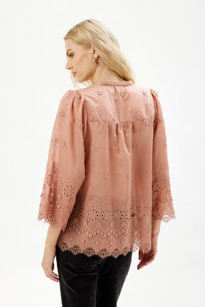 Esme blouse (without slip top) Rose - 16472 Thumbnail