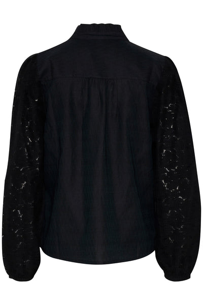 CRLiselin Lace Blouse Pitch Black - 10613845 Thumbnail