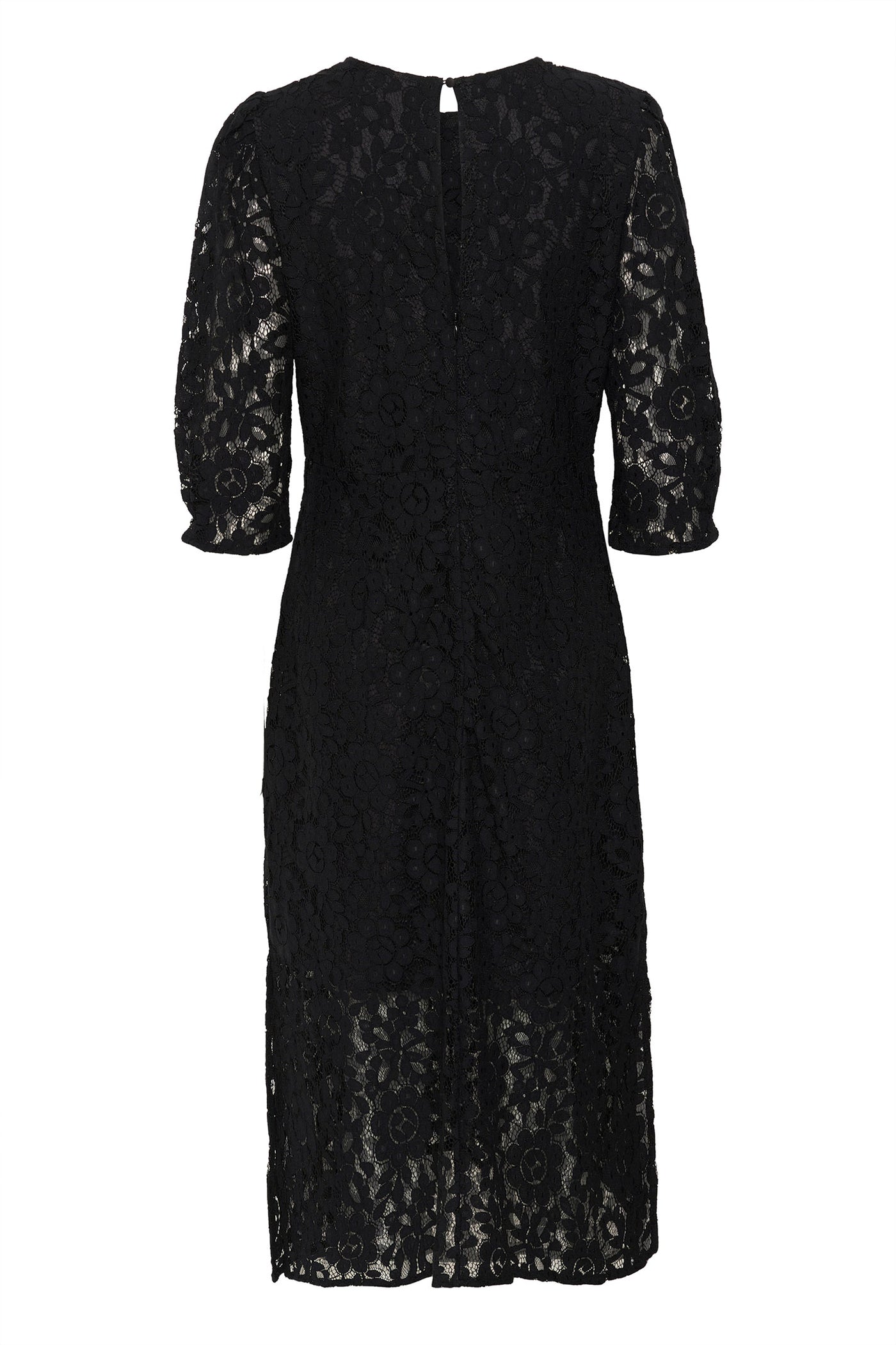 CREbana 3/4 Sleeve Dress Pitch Black - 10614057