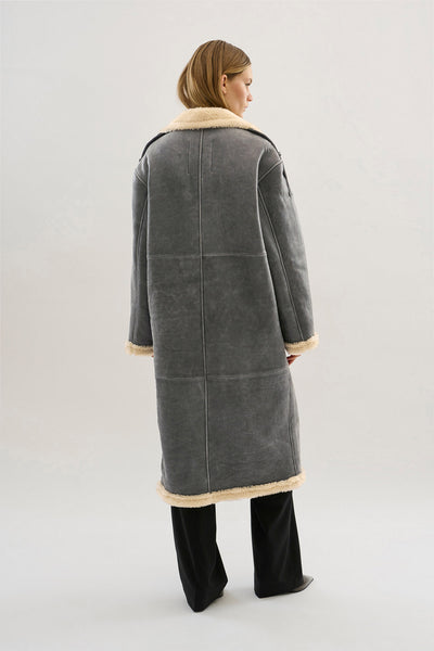KBReio Kleo Long Coat Thunderstorm - 10105274 Thumbnail