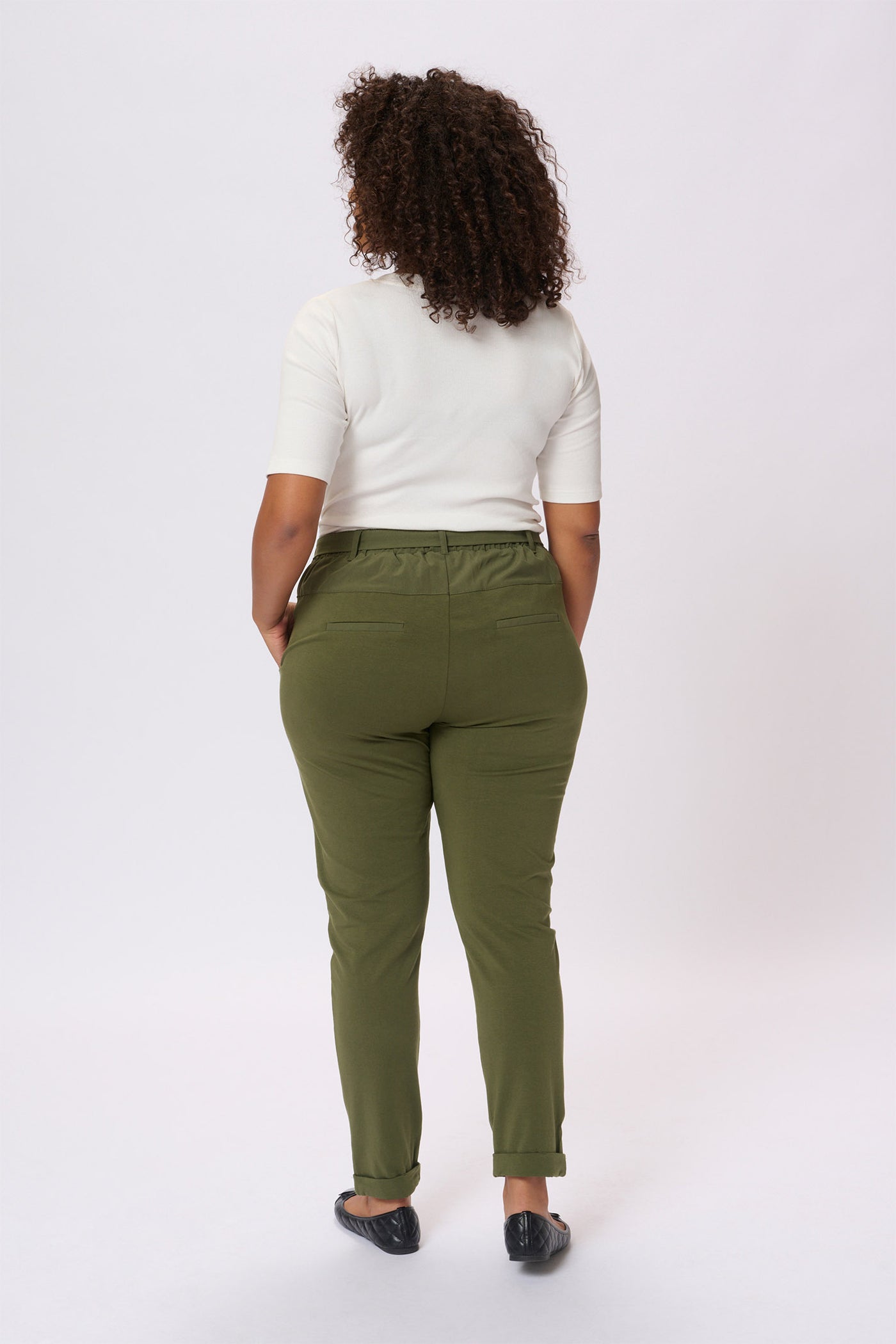 KCjia Belt Pants GRAPE LEAF - 10580008