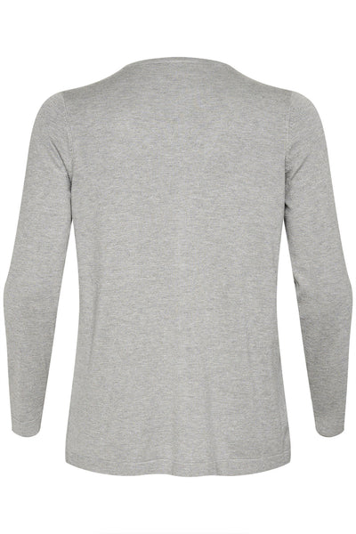 KCfarsia Cardigan Grey Melange - 10580339 Thumbnail