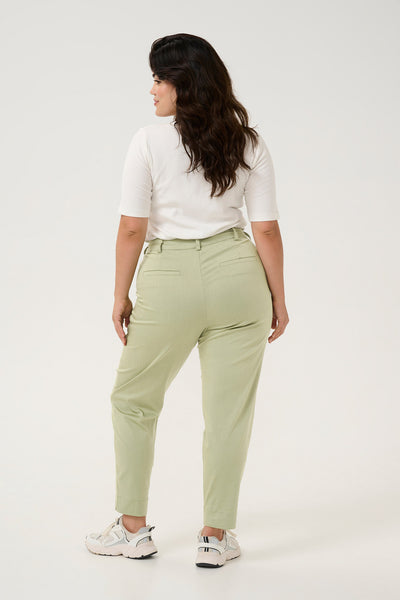 KCleana Chino 7/8 Pants Oil Green - 10581546 Thumbnail